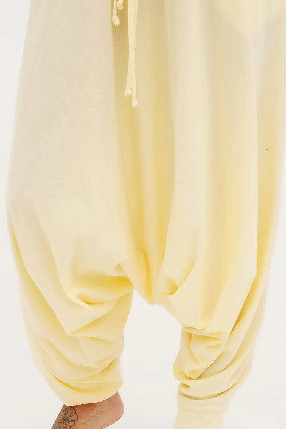 Штани-парашути PARASHUTE FLEX (унісекс) на літо, for summer, pastel yellow color, unisex pants